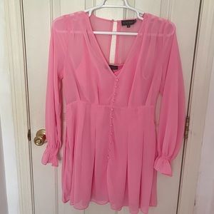 💗ASOS baby pink skater dress 💗